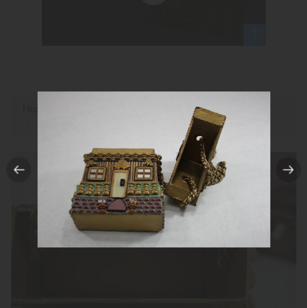 Vintage Art Decor House Purse - Picture 6 of 9